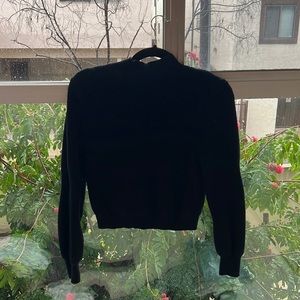 Black Crop Zara Sweater